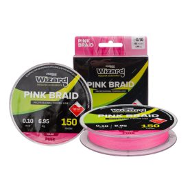 Wizard Pink Braid Gevlochten Lijn 0,15mm 150m