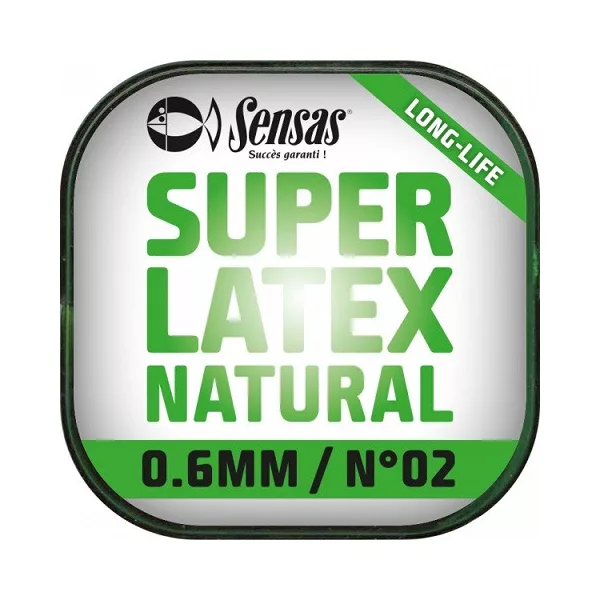 Sensas Super Latex Natural 1,2mm 6m Vaste stok Massief Elastiek