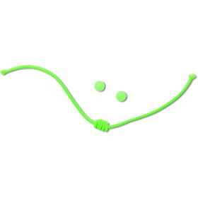 Black Cat Rubber Line Stop Stopper met rubberen kralen XXL