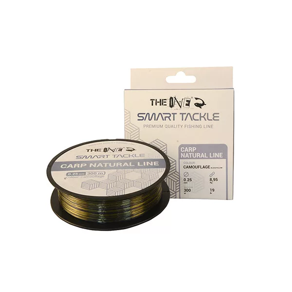The One Carp Natural Line Camouflage 1000m 0.30mm Monofilament Hoofdlijn