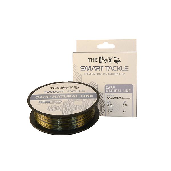 The One Carp Natural Line Camouflage 1000m 0.35mm Monofilament Hoofdlijn