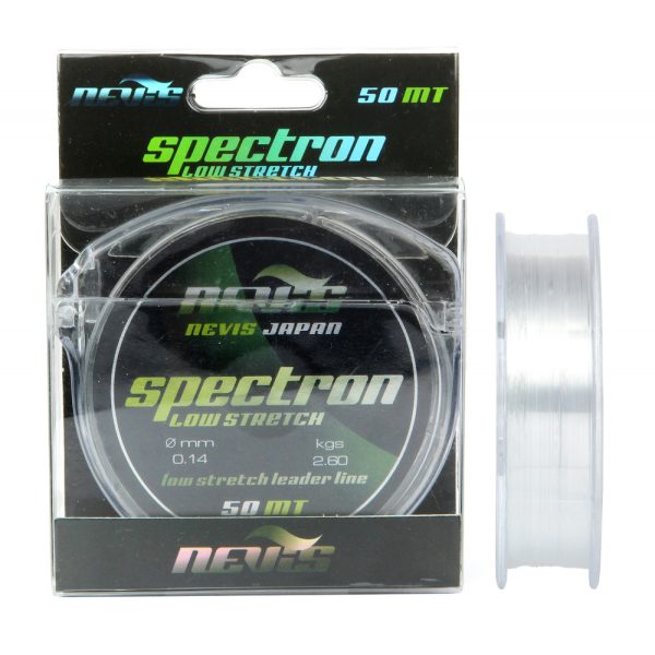 Nevis Spectron 50m 0.22mm Monofil voorslaglijn-Transparant