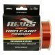 Nevis Red Carp Feeder 150m 0.20mm Monofil hoofdlijn-Transparant rood