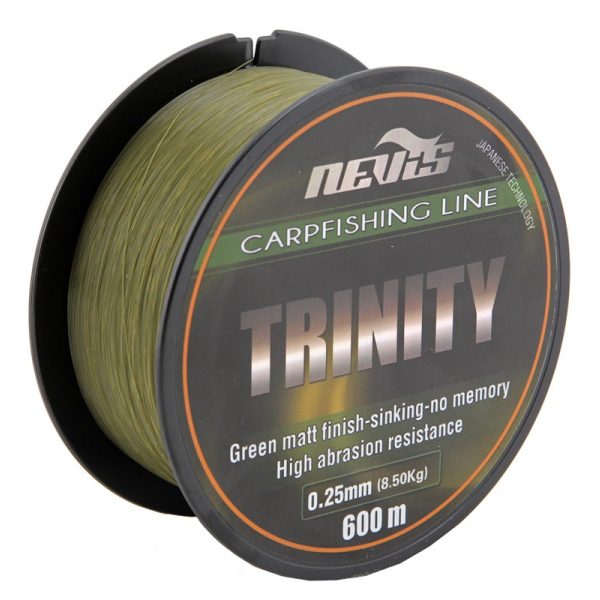 Nevis Trinity 600m 0.30mm Monofilament hoofdlijn-Groen