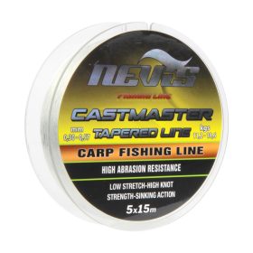 Nevis Castmaster Tapered Line 5x15m 0,28-0,57mm Lijn