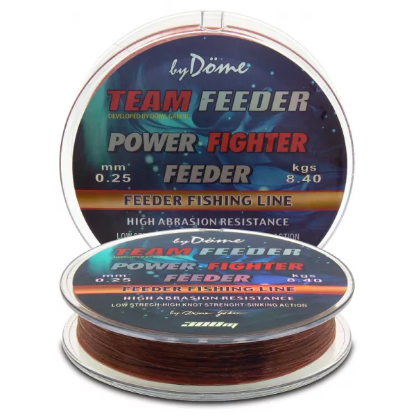 Haldorádó By Döme TF Power Fighter 300m 0.18mm Monofil hoofdlijn-Bruin