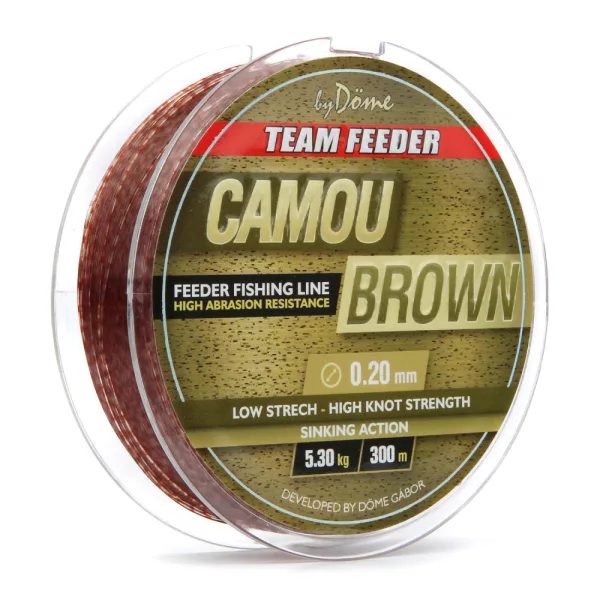 Haldorádó By Döme TF Camou Bruin 300m 0.20mm Monofil hoofdlijn-Camou bruin