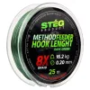 Stég Stég Method Feeder onderlijn 0.20mm 25m Gevlochten onderlijn-Donkergroen