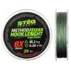 Stég Stég Method Feeder onderlijn 0.20mm 25m Gevlochten onderlijn-Donkergroen