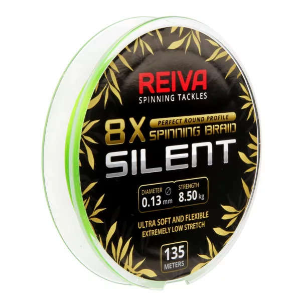 Reiva Silent 0,06mm 135m Fluo Groene Gevlochten Hoofdlijn