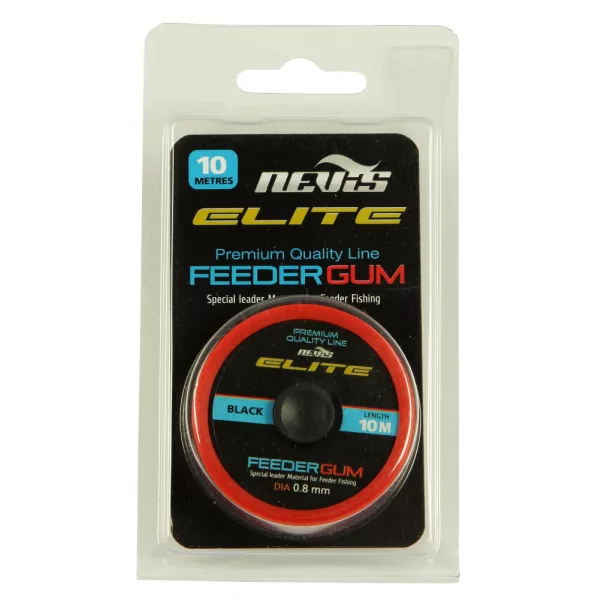 NEVIS Elit Black Feeder elastiek 0.60mm 10m 4,5kg Krachtelastiek