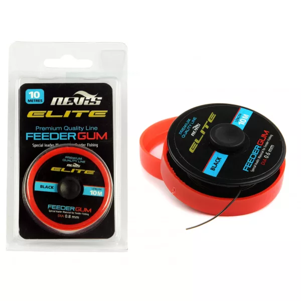 Nevis Elit Black Feeder Elastiek 0,80mm 10m 7,5kg
