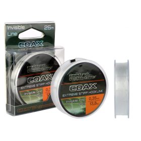 Carp Academy Coax Monofil onderlijn 25m 0.40mm-Transparant