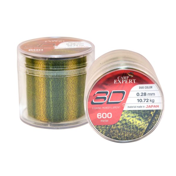 Carp Expert 3D Camouflage 0,25mm 600m Monofil Hoofdlijn