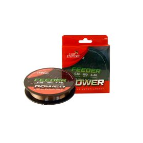   Carp Expert Power Feeder Bruin 150m 0.30mm Monofilament Hoofdlijn
