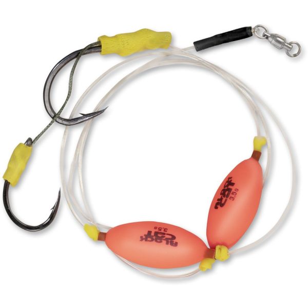 BLACK CAT MICRO U-FLOAT RIG 2,00m - meervalonderlijn
