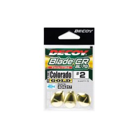 Decoy BL-7G Cr Colorado Gold 4 Spinner Blade 4db