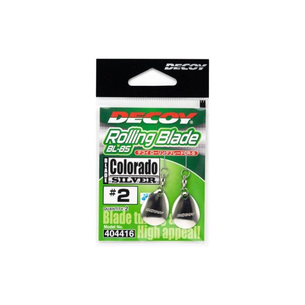 Decoy BL-8S Colorado Silver 2 Spinner Blade Forgóval 2db