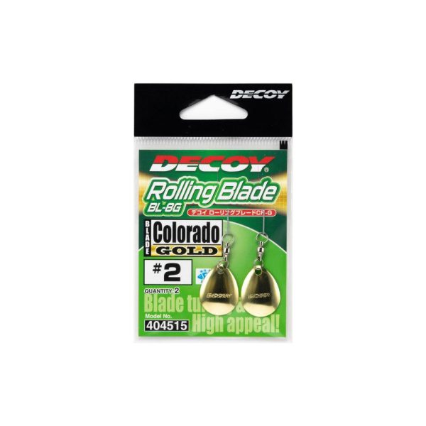 Decoy BL-8G Colorado Gold 1 Spinner Blade Forgóval 2db