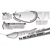 Decoy Worm 30M Makisagu Magnum 8/0 Offset Horog 3db