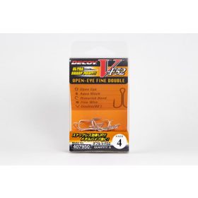 Decoy V-F52 #8 Füles Szakállas Kétágú Horog 8db