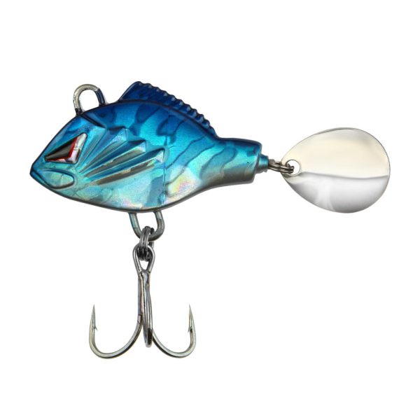 Reiva Jigging Spinner 6,7cm 28gr Blauw Zilver Kunstaas