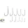 Maruto Haak 4340 1/0 Nikkel 10St/Verp