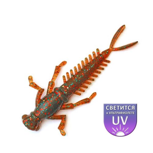 DS Nymph 5,08cm Motorolie 10 stuks/verpakking plastic kunstaas