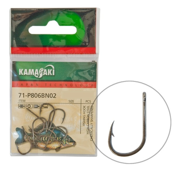 Kamasaki Koolstof Haak P806Bn Nr 06 Verpakt (10 Stuks)