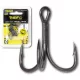 Black Cat Curved Point Drievoudige haak Dg Dg Coating #1/0 5St/Verpakking