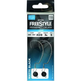 Spro FreeStyle Rigged Bottom Jigs Glow 3g #1 bottom jig