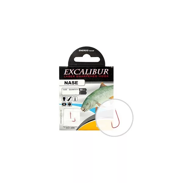 Excalibur Gebonden Haak Bolo, Rood Nr.8