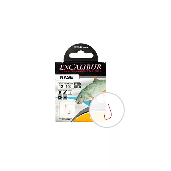 Excalibur Gebonden Haak Bolo, Rood Nr.12