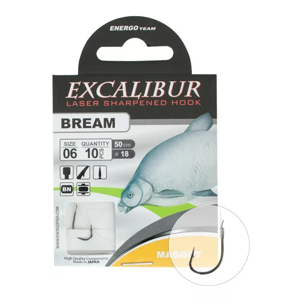 Excalibur Gebonden Haak Brasem Madde, Bn No.6