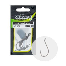   Wizard Haak Catfish Allround Met oog en weerhaak 5/0 Meervalhaak