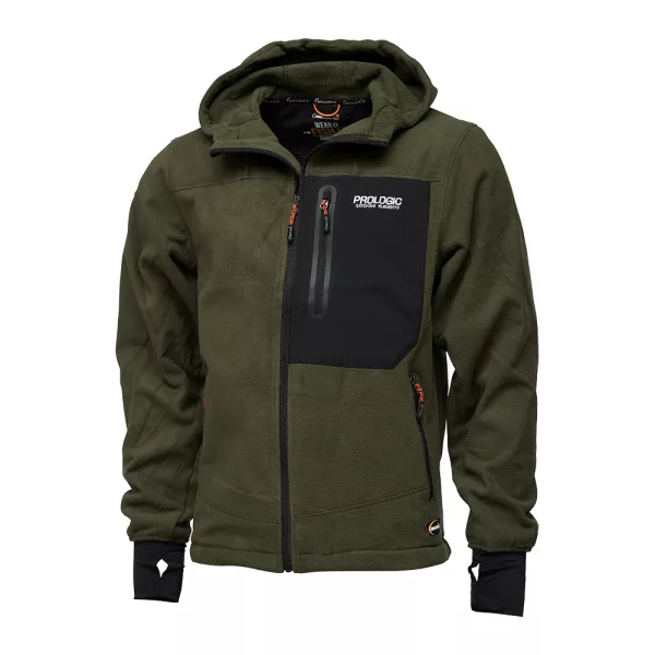 Prologic - Commander Flecce Jacket Green - Tussenjas - L - Lente kleding, Herfst kleding - Jas