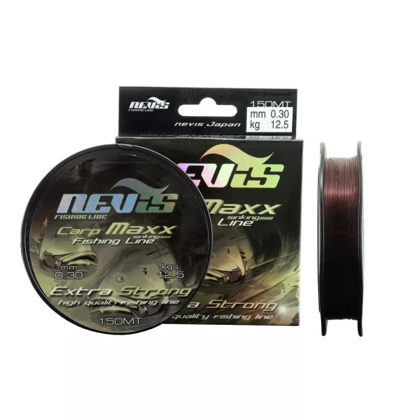 Nevis Karper Maxx 150m 0.22mm Monofil hoofdlijn-Bruin