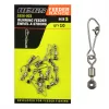 Nevis Feeder Glijdende Karabijnhaak met Veiligheidsclip S 10 st.