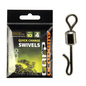 Carp Academy Cilindrische Wartel + Clip 10 stuks