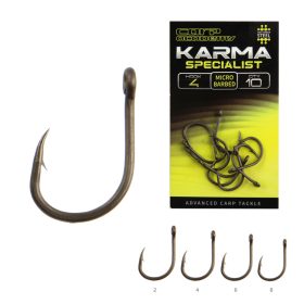   Carp Academy Karma Specialist-X 6 Oog, Haak met weerhaak 10 stuks