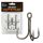 Nevis Powercat Treble Hook TR-21 Zwart 2/0 5 stuks/pak Haak met oog en weerhaak voor roofvis