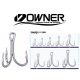 Owner 5666 4X 1 Drievoudige roofvishaak 6 stuks
