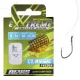 Nevis 6 met weerhaak, met oog 40cm 0,22mm Monofilament Voorgeknoopt Feederhaak 10 stuks