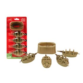   Carp Expert Smart Method Feeder 30gr+40gr+40gr+60gr met Plunger Go green Method Feeder