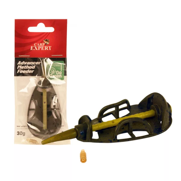 Carp Expert Advancer Method Feeder 30gr Go green Zinklegering Method Feeder