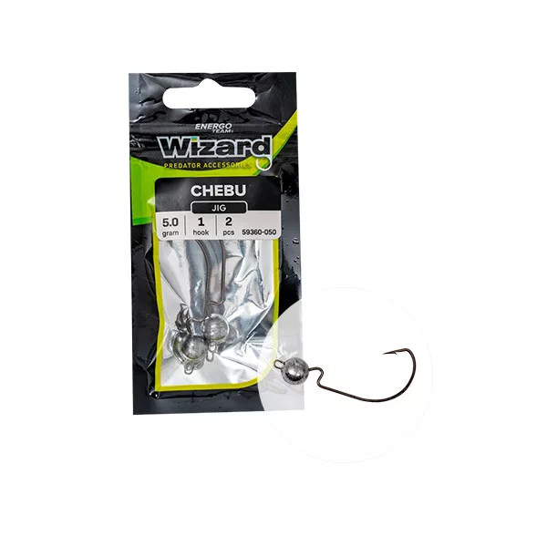 Wizard CHEBU JIG KOP 7G 1/0 2PCS/BAG Cheburashka