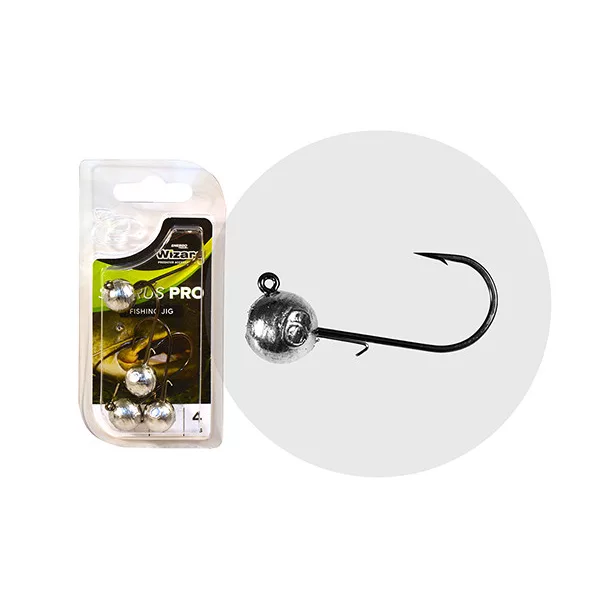 Wizard Silurus Pro 3/0 10gr Jigkop 4 stuks