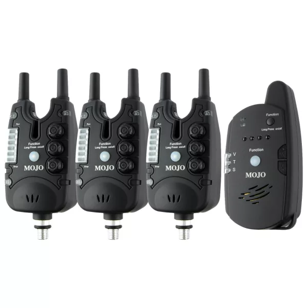 Carp Academy Mojo XTI elektrische beetmelder 3+1 set