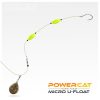 Nevis Powercat Micro U-Float 1,5gr Zwart Roofvis dobber 2 stuks