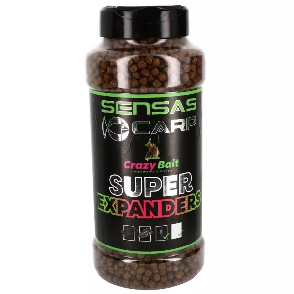 Sensas Super Expanders 6mm Voerpellet 450gr